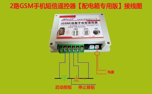 手机短信遥控器接线